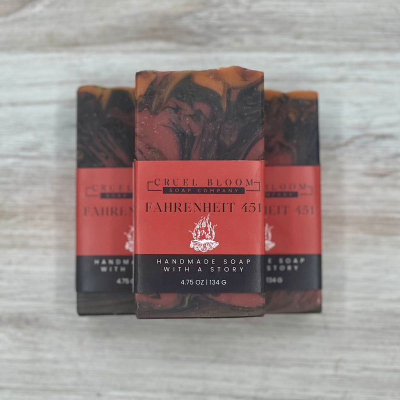 Cruel Bloom Soap Company Fahrenheit 451 Soap